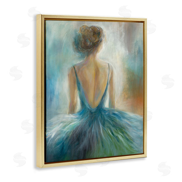 Stupell Industries K. Nari | Ballet Girl Figure Painting Wall Art
