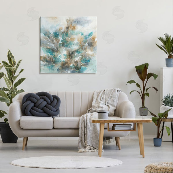 Stupell Industries K. Nari | Blue Floral Petals Abstract Wall Art