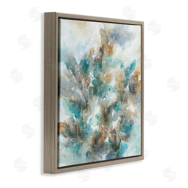 Stupell Industries K. Nari | Blue Floral Petals Abstract Wall Art