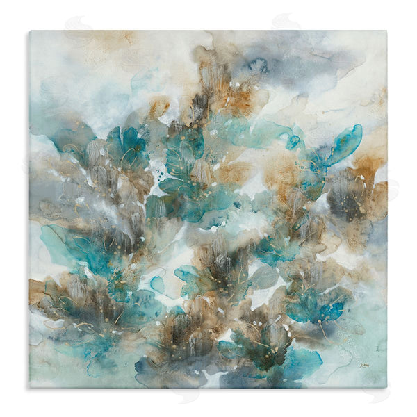 stupell industries K. Nari | Blue Floral Petals Abstract Wall Art
