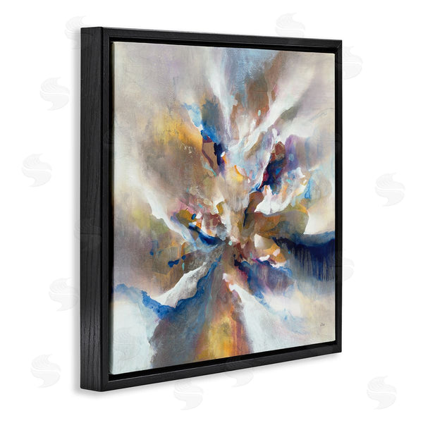 Stupell Industries K. Nari | Complex Abstraction Grey Orange Brush Strokes Wall Art