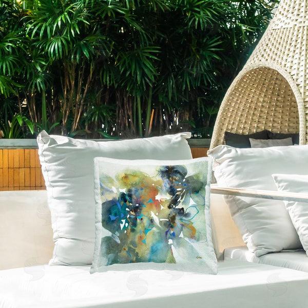 Stupell Industries K. Nari | Complex Splatter Distortion Printed Throw Pillow