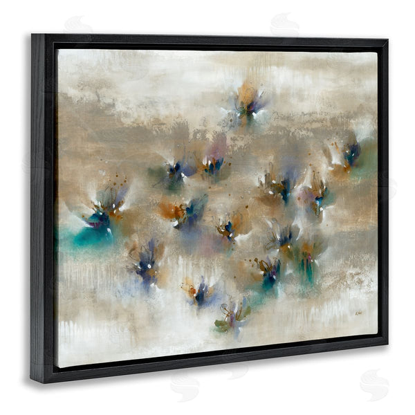 Stupell Industries K. Nari | Earthy Abstract Floral Petals Boho Paint Drip Wall Art