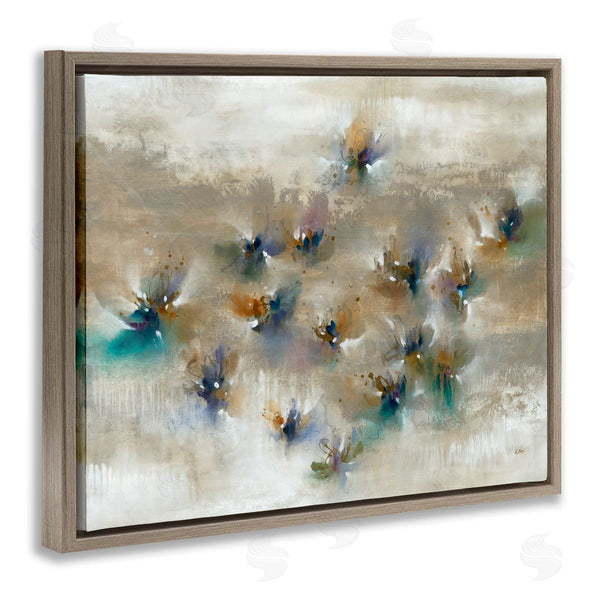 Stupell Industries K. Nari | Earthy Abstract Floral Petals Boho Paint Drip Wall Art