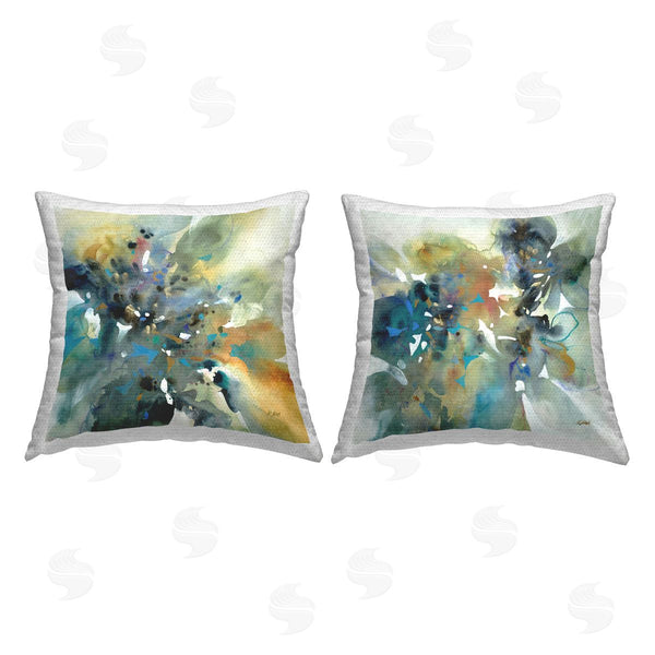 Stupell Industries K. Nari | Energetic Splash Abstraction Printed Throw Pillow Set