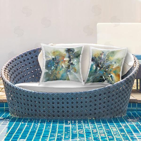 Stupell Industries K. Nari | Energetic Splash Abstraction Printed Throw Pillow Set