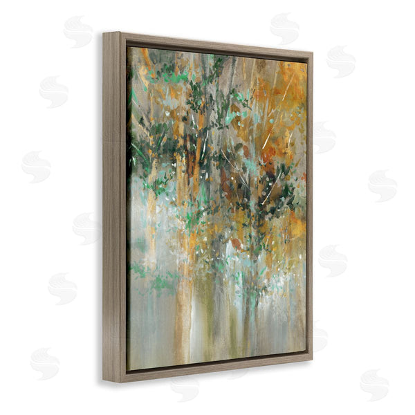 Stupell Industries K. Nari | Magical Woods Landscape Surreal Trees Green Leaves Wall Art