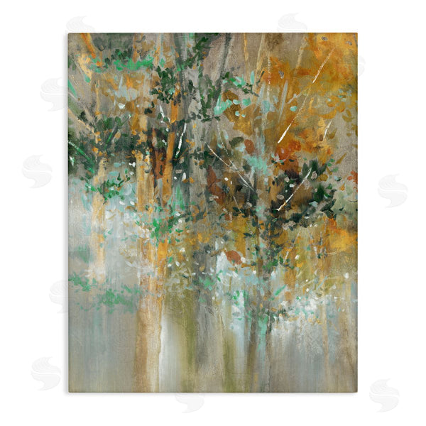 stupell industries K. Nari | Magical Woods Landscape Surreal Trees Green Leaves Wall Art