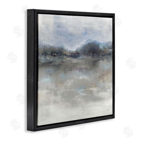 Stupell Industries K. Nari | Quiet Distant Landscape Misty Water Reflection Wall Art