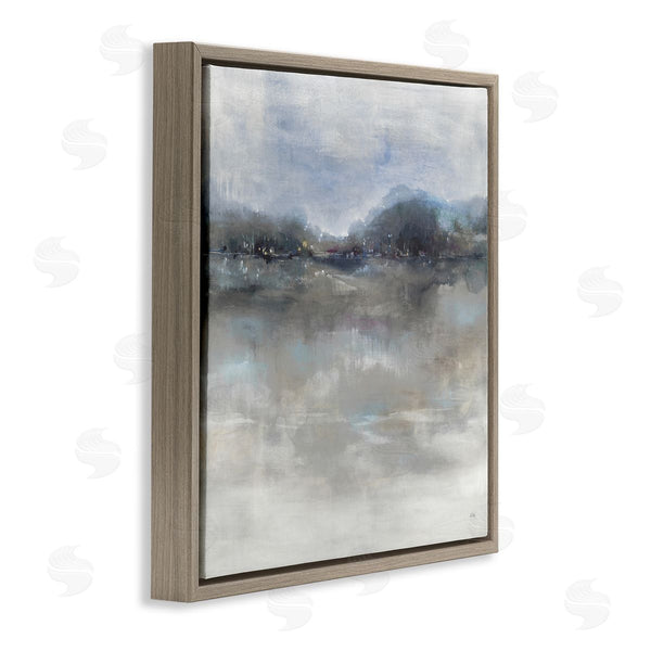 Stupell Industries K. Nari | Quiet Distant Landscape Misty Water Reflection Wall Art