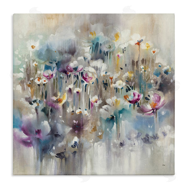 stupell industries K. Nari | Soft Rounded Wild Flowers Abstract Floral Field Wall Art