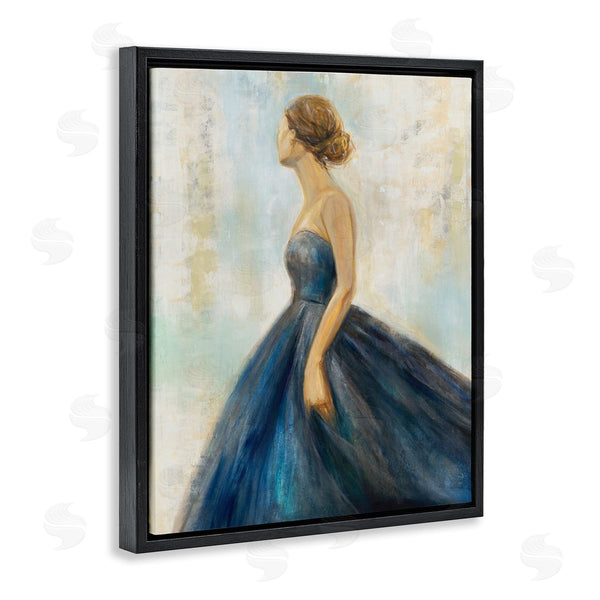 Stupell Industries K. Nari | Young Woman Blue Dress Wall Art