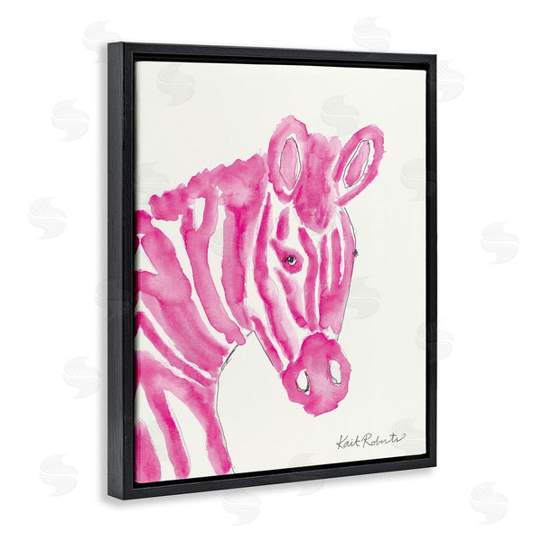 Stupell Industries Kait Roberts | Abstract Zebra Pink Portrait