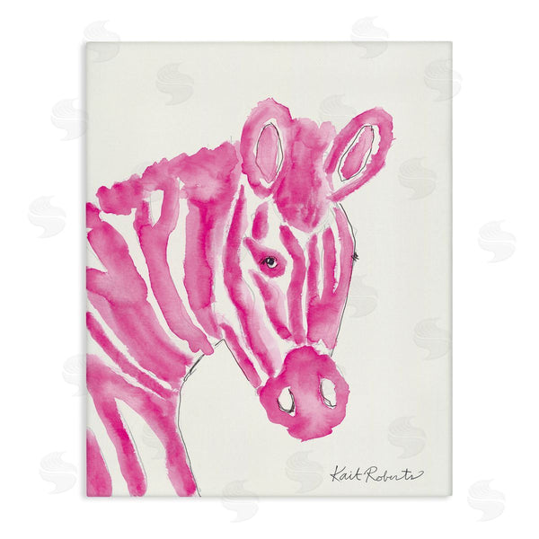 stupell industries Kait Roberts | Abstract Zebra Pink Portrait