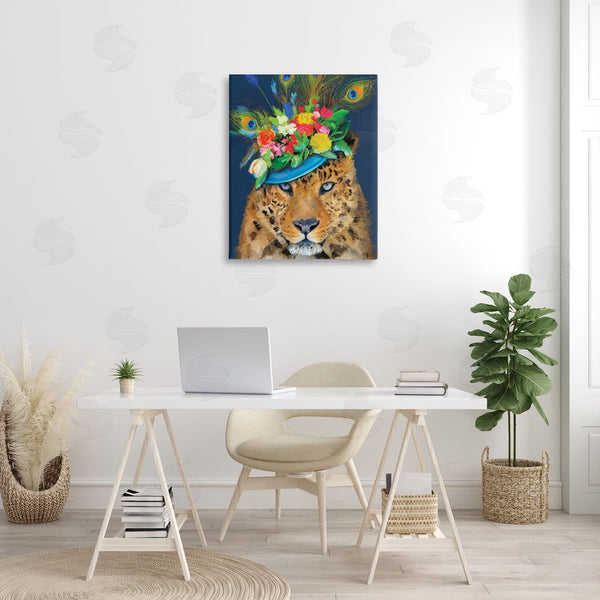 Stupell Industries Kamdon Kreations | Cheetah With Feather Hat Wall Art