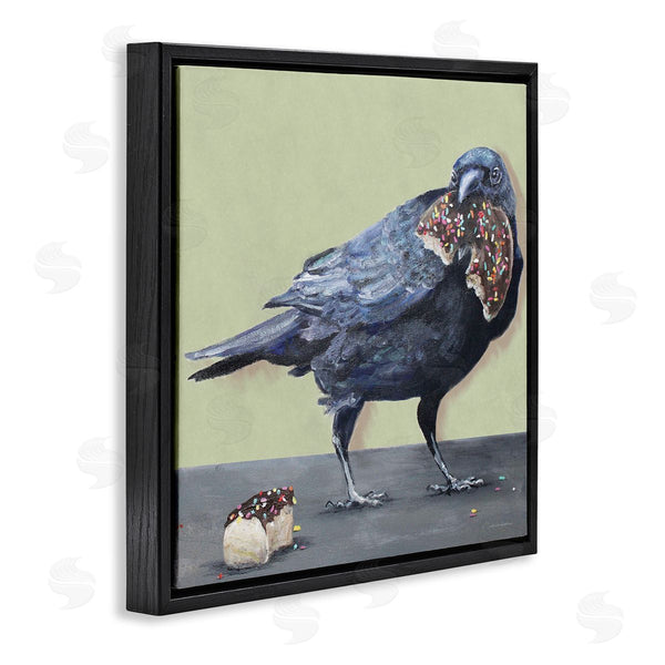 Stupell Industries Kamdon Kreations | Crow Eating Donut