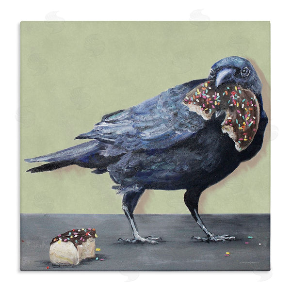 stupell industries Kamdon Kreations | Crow Eating Donut
