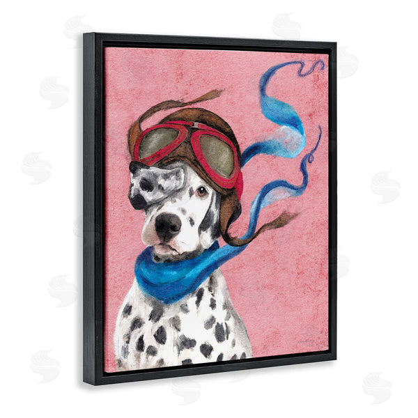 Stupell Industries Kamdon Kreations | Dalmatian Pilot Painting Wall Art