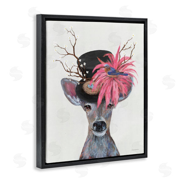 Stupell Industries Kamdon Kreations | Deer With Vintage Hat