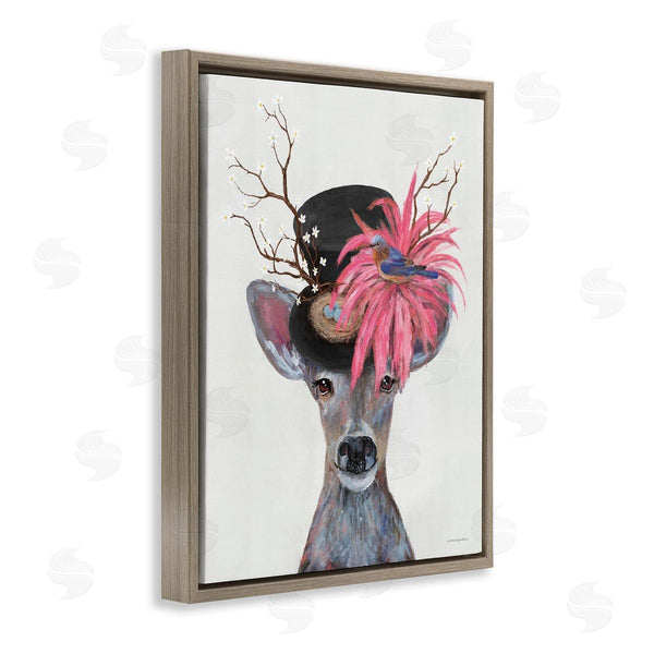 Stupell Industries Kamdon Kreations | Deer With Vintage Hat