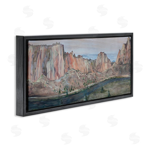 Stupell Industries Kamdon Kreations | Desert Cliffs Across River