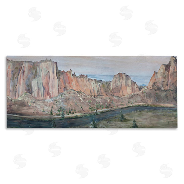 stupell industries Kamdon Kreations | Desert Cliffs Across River