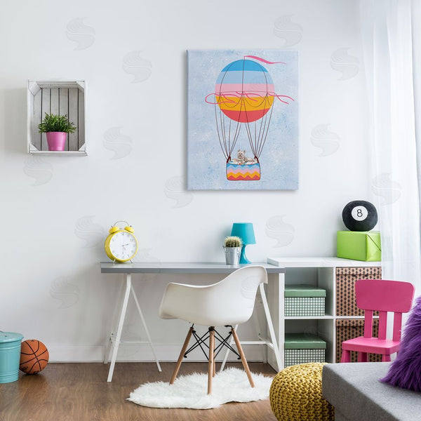 Stupell Industries Kamdon Kreations | Dog On Hot Air Balloon Wall Art