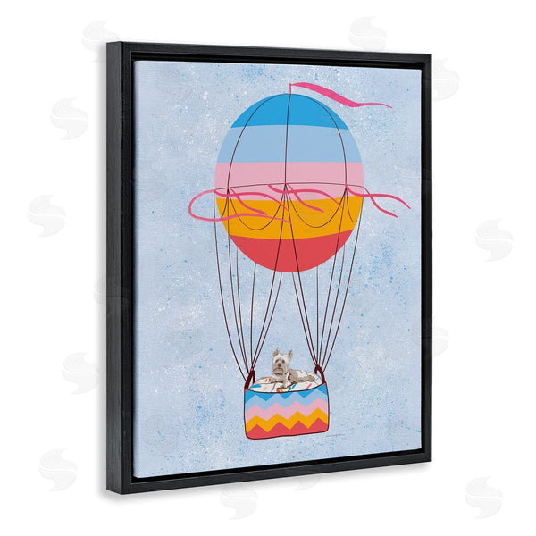 Stupell Industries Kamdon Kreations | Dog On Hot Air Balloon Wall Art