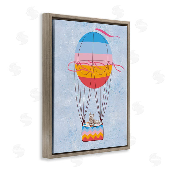 Stupell Industries Kamdon Kreations | Dog On Hot Air Balloon Wall Art