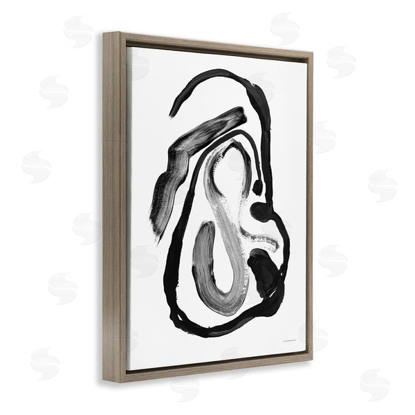 Stupell Industries Kamdon Kreations | Minimal Modern Calligraphic Doodle Line Abstract Faces Wall Art