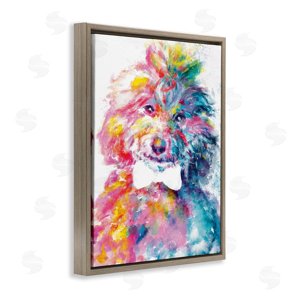 Stupell Industries Kamdon Kreations | Modern Dog With Bowtie Wall Art