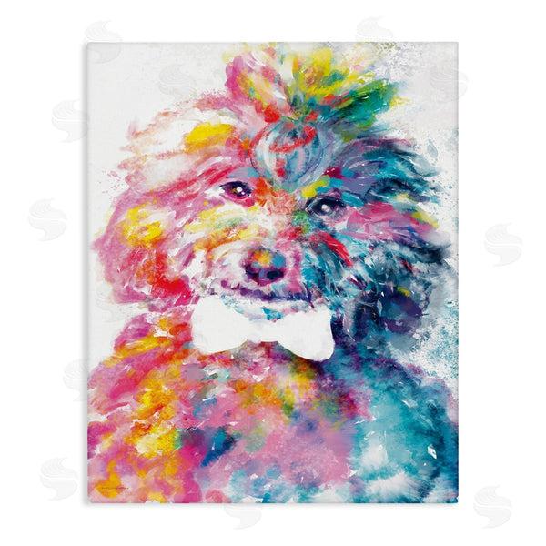 stupell industries Kamdon Kreations | Modern Dog with Bowtie Wall Art