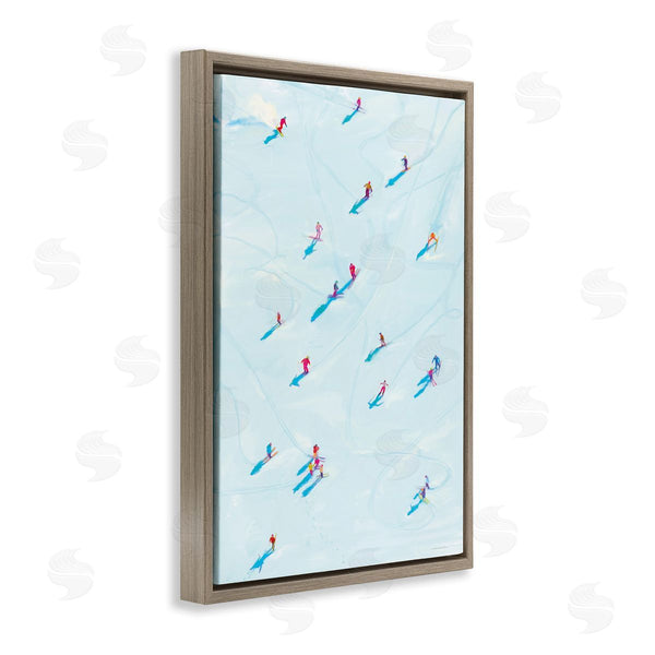 Stupell Industries Kamdon Kreations | People On Ski Slopes