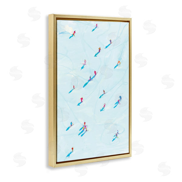 Stupell Industries Kamdon Kreations | People On Ski Slopes