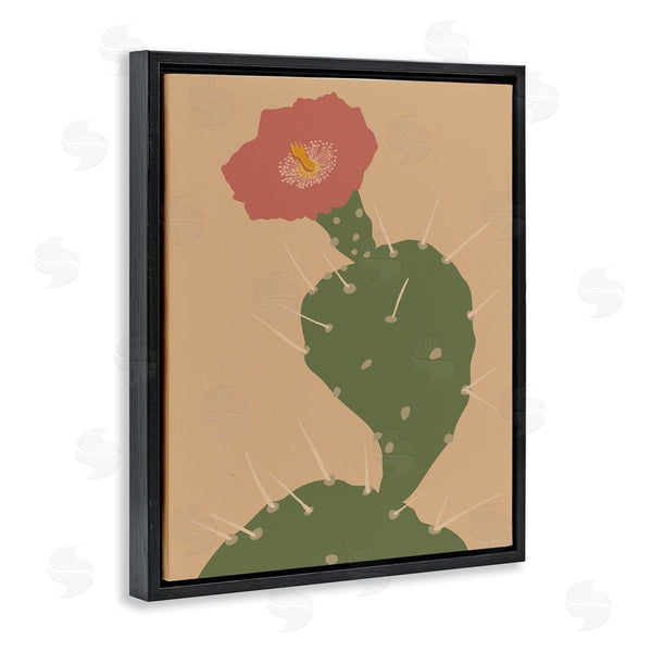 Stupell Industries Kamdon Kreations | Prickly Boho Cactus Flower Modern Pictorial Plant Wall Art