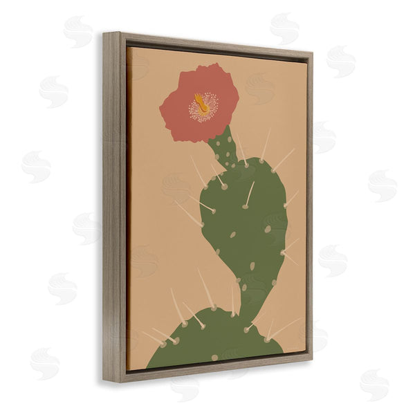 Stupell Industries Kamdon Kreations | Prickly Boho Cactus Flower Modern Pictorial Plant Wall Art