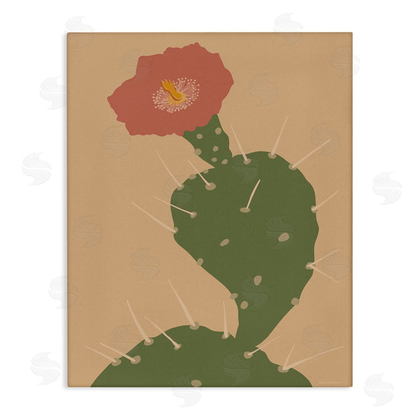 stupell industries Kamdon Kreations | Prickly Boho Cactus Flower Modern Pictorial Plant Wall Art