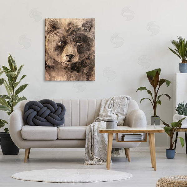 Stupell Industries Kamdon Kreations | Rustic Bear Portrait Wall Art