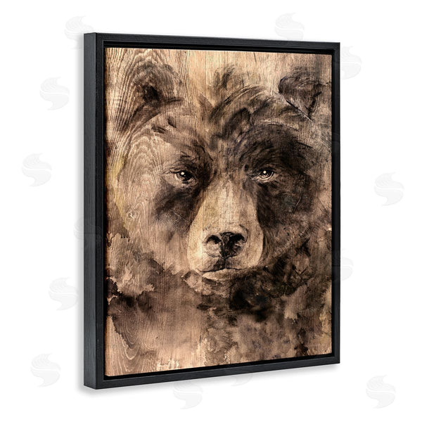 Stupell Industries Kamdon Kreations | Rustic Bear Portrait Wall Art