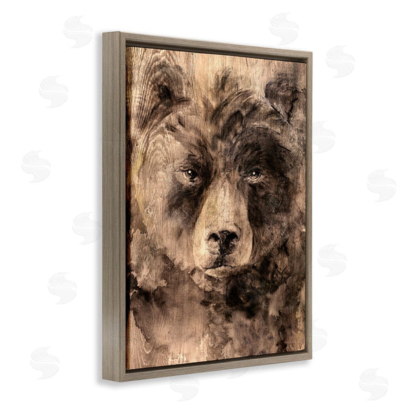 Stupell Industries Kamdon Kreations | Rustic Bear Portrait Wall Art