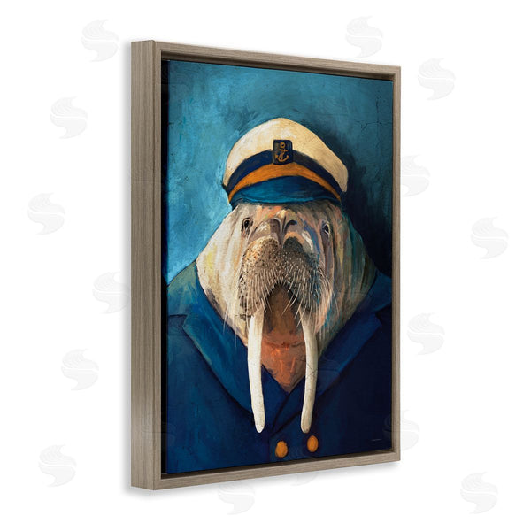 Stupell Industries Kamdon Kreations | Sailor Captain Walrus