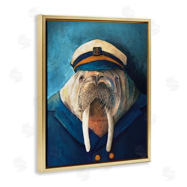 Stupell Industries Kamdon Kreations | Sailor Captain Walrus