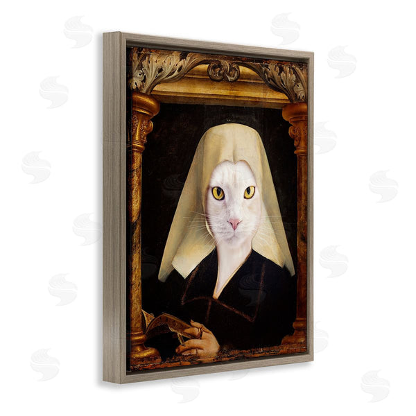Stupell Industries Karen Burke | Cat With Ornate Arch Wall Art