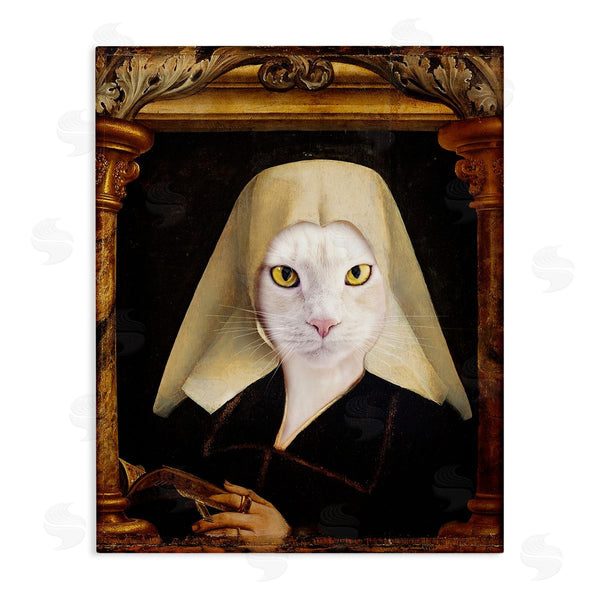 stupell industries Karen Burke | Cat with Ornate Arch Wall Art