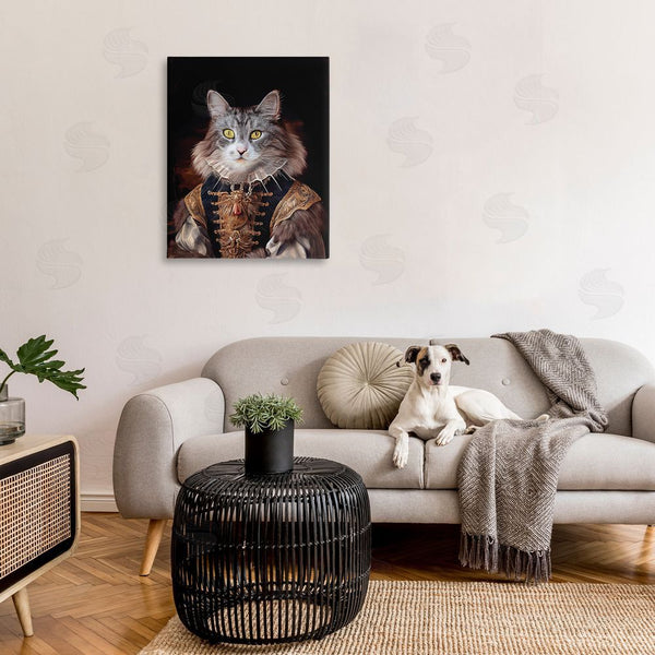 Stupell Industries Karen Burke | Classic Cat Regal Fashion Wall Art
