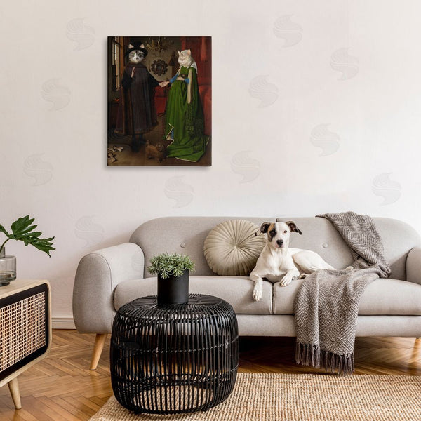 Stupell Industries Karen Burke | Classic Painting With Cats Wall Art