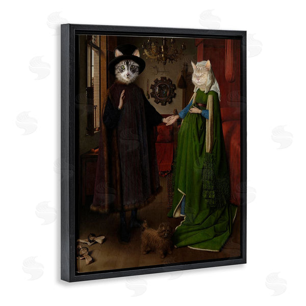 Stupell Industries Karen Burke | Classic Painting With Cats Wall Art