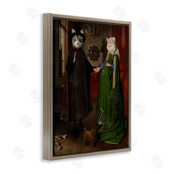 Stupell Industries Karen Burke | Classic Painting With Cats Wall Art