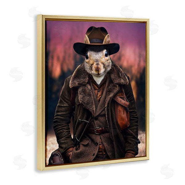 Stupell Industries Karen Burke | Classic Squirrel Fashion