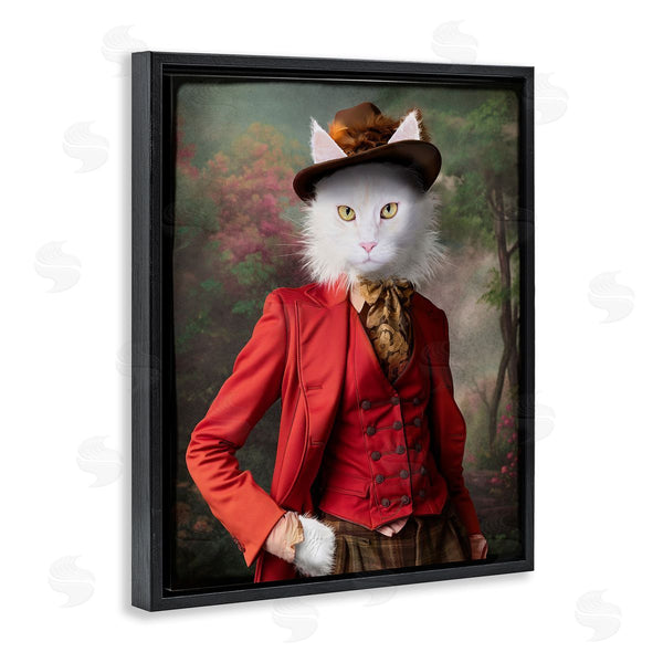 Stupell Industries Karen Burke | Colonial Classic Cat Portrait